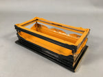 Japanese Buddhist Altar Fitting Vtg Wood Lacquer Offering Table Kyozukue BU343