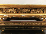 Japanese Buddhist Altar Fitting Vtg Wood Lacquer Offering Table Kyozukue BU344