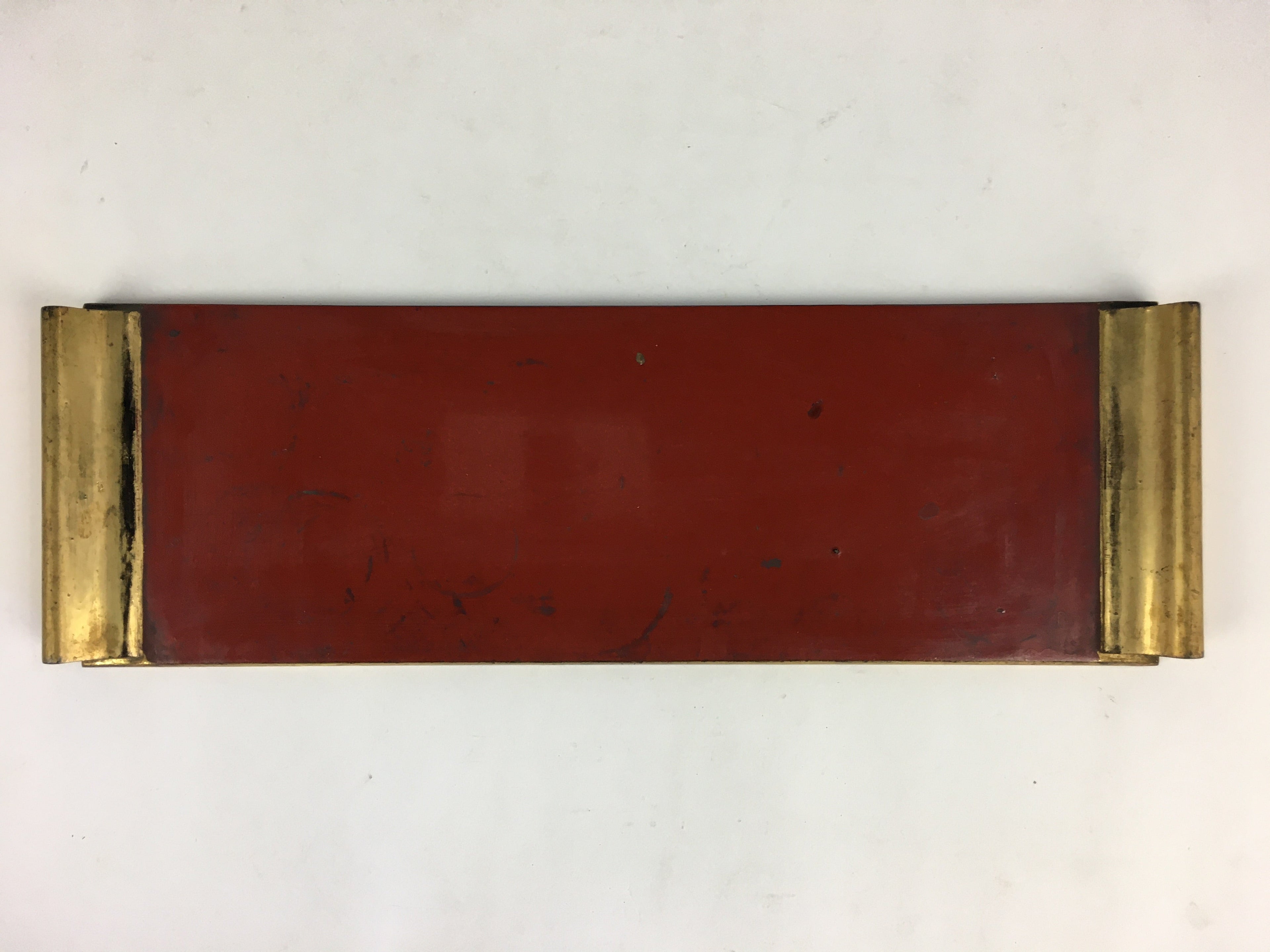 Japanese Buddhist Altar Fitting Vtg Wood Lacquer Offering Table Maejyoku BU695