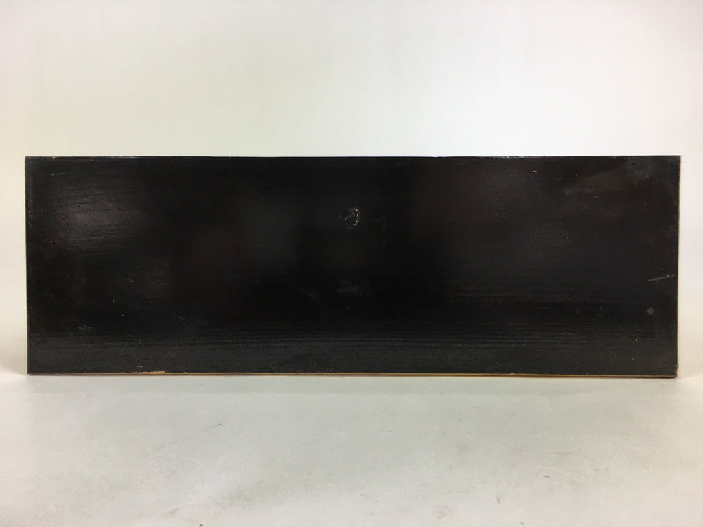 Japanese Buddhist Altar Fitting Vtg Wood Lacquer Offering Table Maejyoku BU695
