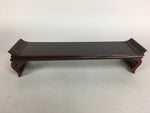 Japanese Buddhist Altar Fitting Vtg Wood Lacquer Offering Table Tray BU441