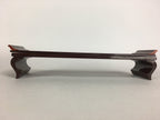 Japanese Buddhist Altar Fitting Vtg Wood Lacquer Offering Table Tray BU441