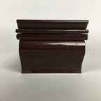 Japanese Buddhist Altar Fitting Vtg Wood Lacquer Offering Table Tray BU441