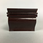 Japanese Buddhist Altar Fitting Vtg Wood Lacquer Offering Table Tray BU441
