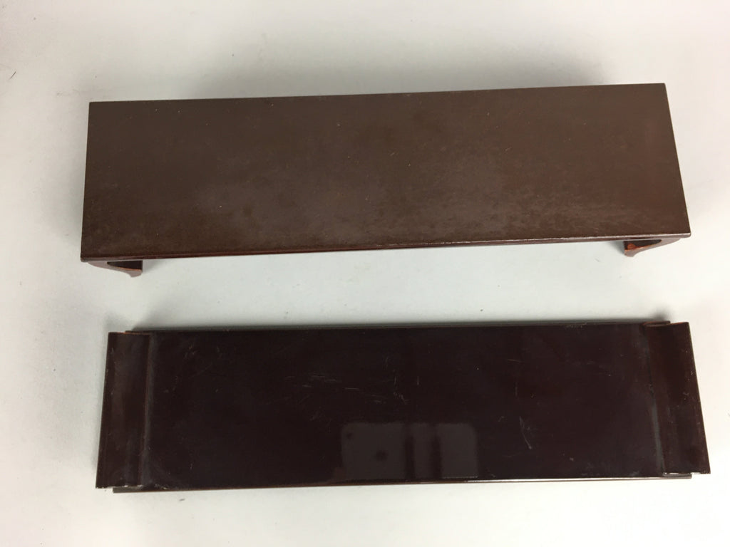 Japanese Buddhist Altar Fitting Vtg Wood Lacquer Offering Table Tray BU441