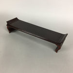Japanese Buddhist Altar Fitting Vtg Wood Lacquer Offering Table Tray BU441
