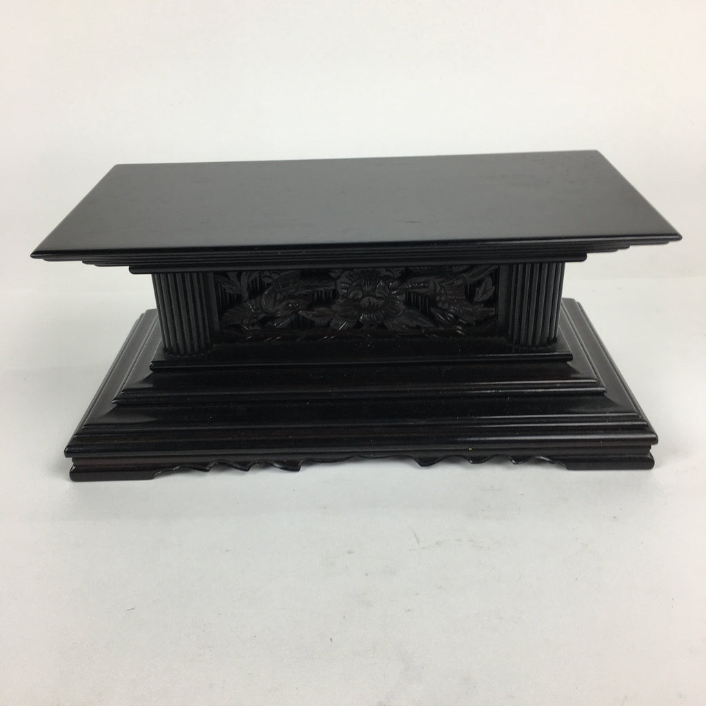 Japanese Buddhist Altar Fitting Vtg Wood Lacquer Offering Table Uwajyoku BU573