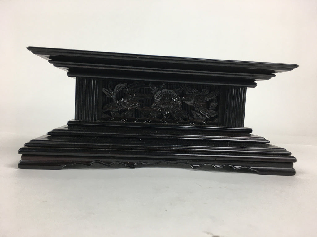 Japanese Buddhist Altar Fitting Vtg Wood Lacquer Offering Table Uwajyoku BU573