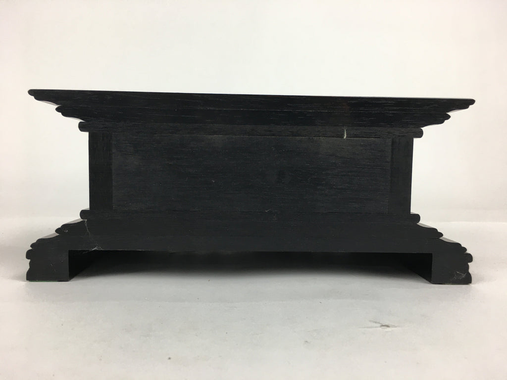 Japanese Buddhist Altar Fitting Vtg Wood Lacquer Offering Table Uwajyoku BU573