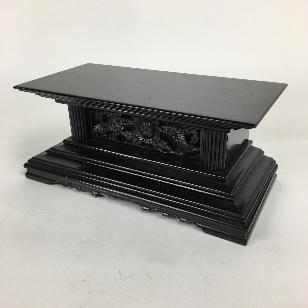 Japanese Buddhist Altar Fitting Vtg Wood Lacquer Offering Table Uwajyoku BU573