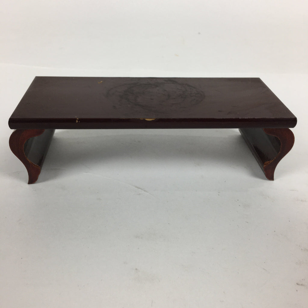 Japanese Buddhist Altar Fitting Vtg Wood Lacquer Offering Table Uwajyoku BU575