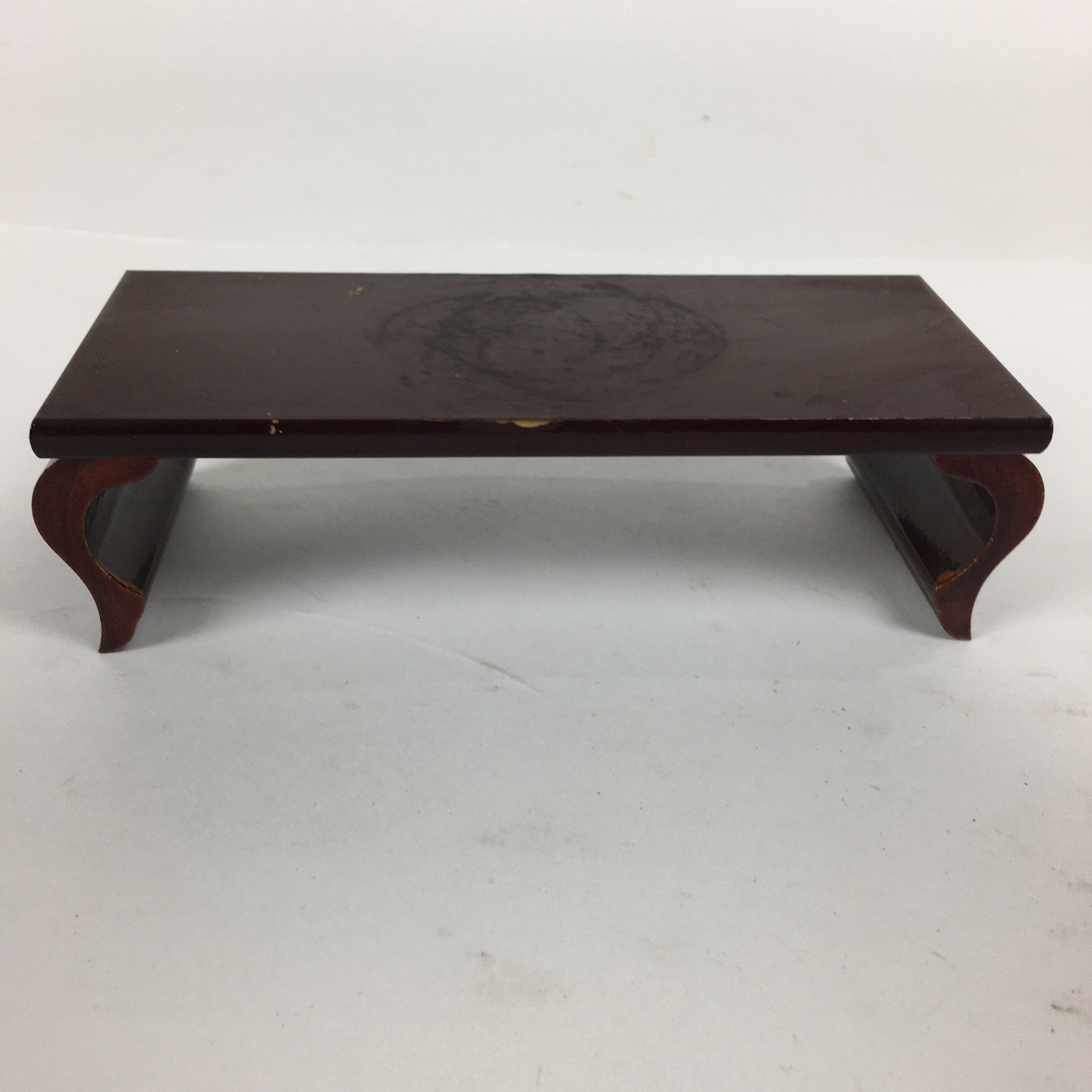 Japanese Buddhist Altar Fitting Vtg Wood Lacquer Offering Table Uwajyoku BU575