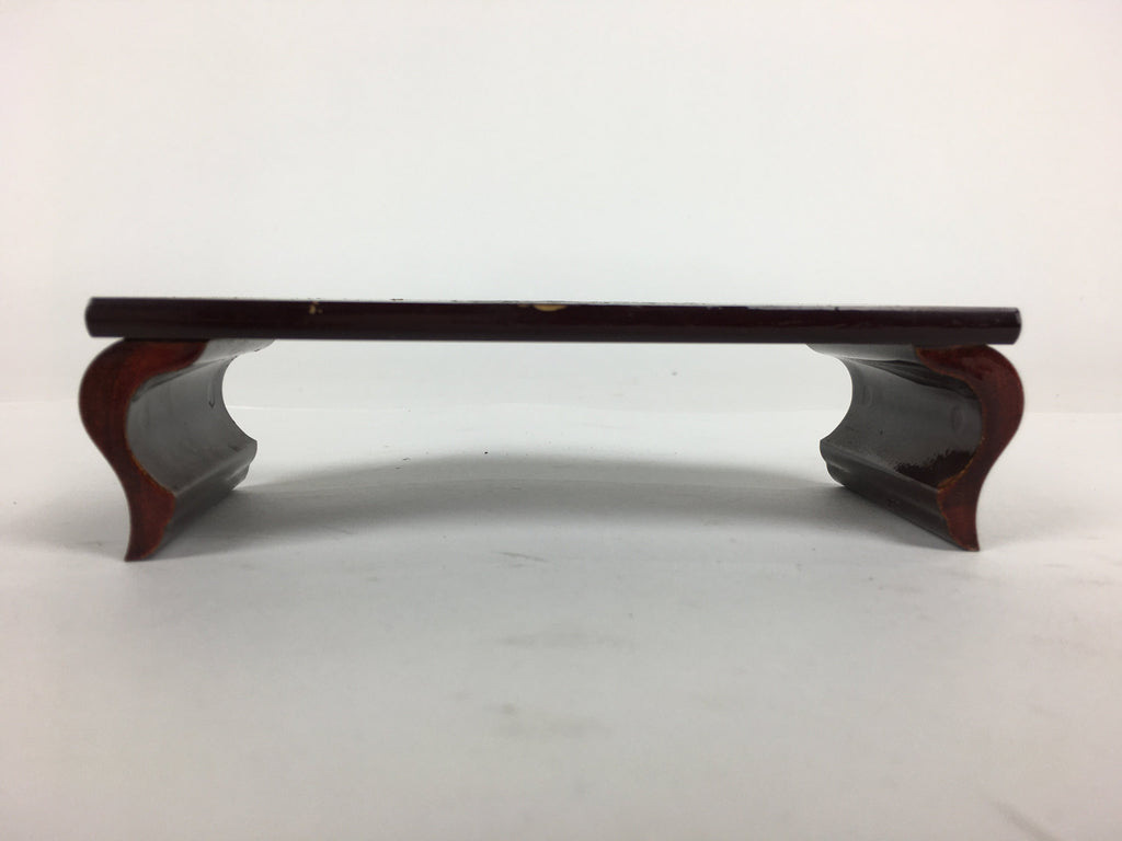 Japanese Buddhist Altar Fitting Vtg Wood Lacquer Offering Table Uwajyoku BU575