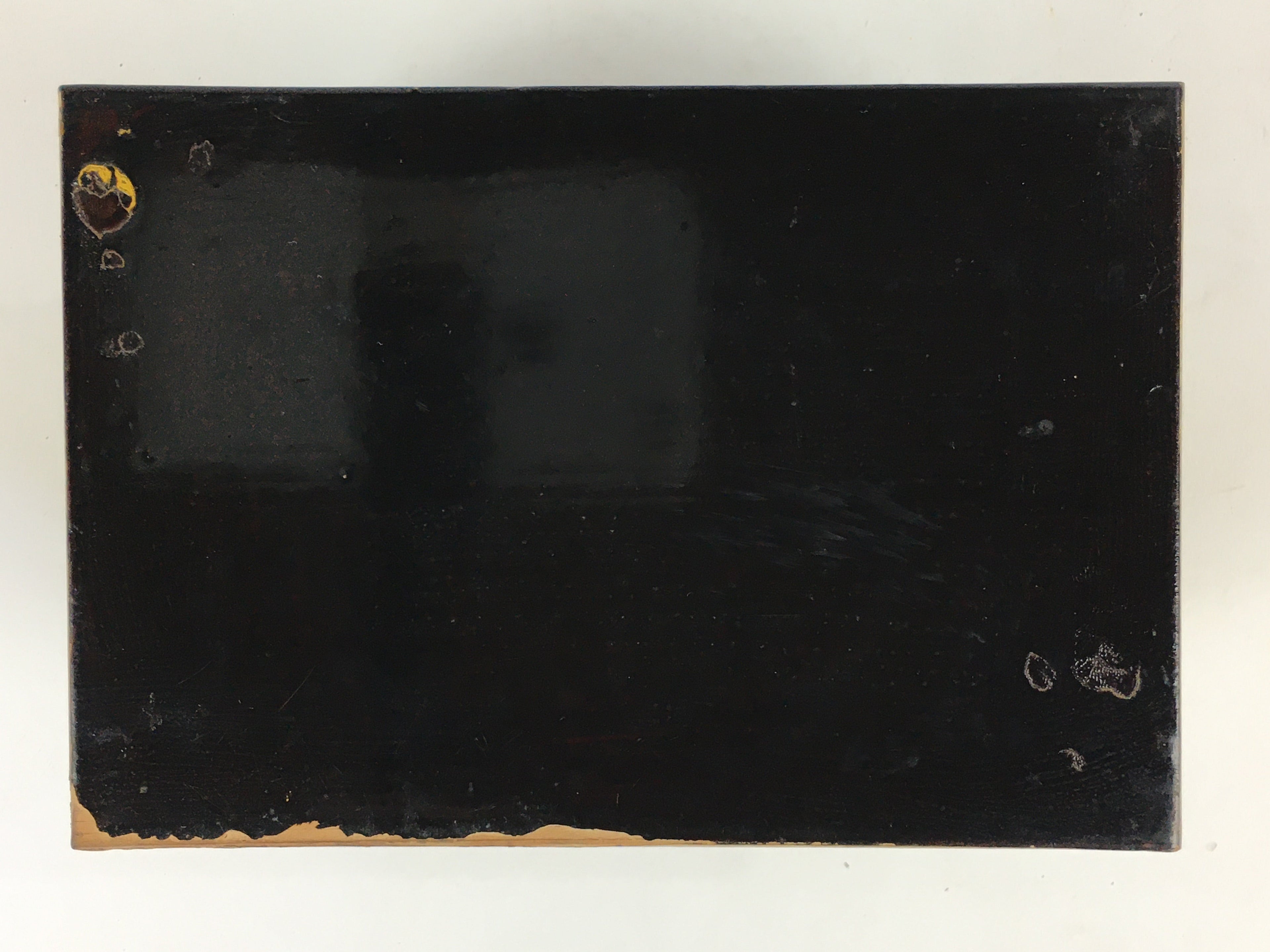 Japanese Buddhist Altar Fitting Vtg Wood Lacquer Offering Table Uwajyoku BU694