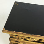 Japanese Buddhist Altar Fitting Vtg Wood Lacquer Offering Table Uwajyoku BU694