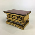 Japanese Buddhist Altar Fitting Vtg Wood Lacquer Offering Table Uwajyoku BU694