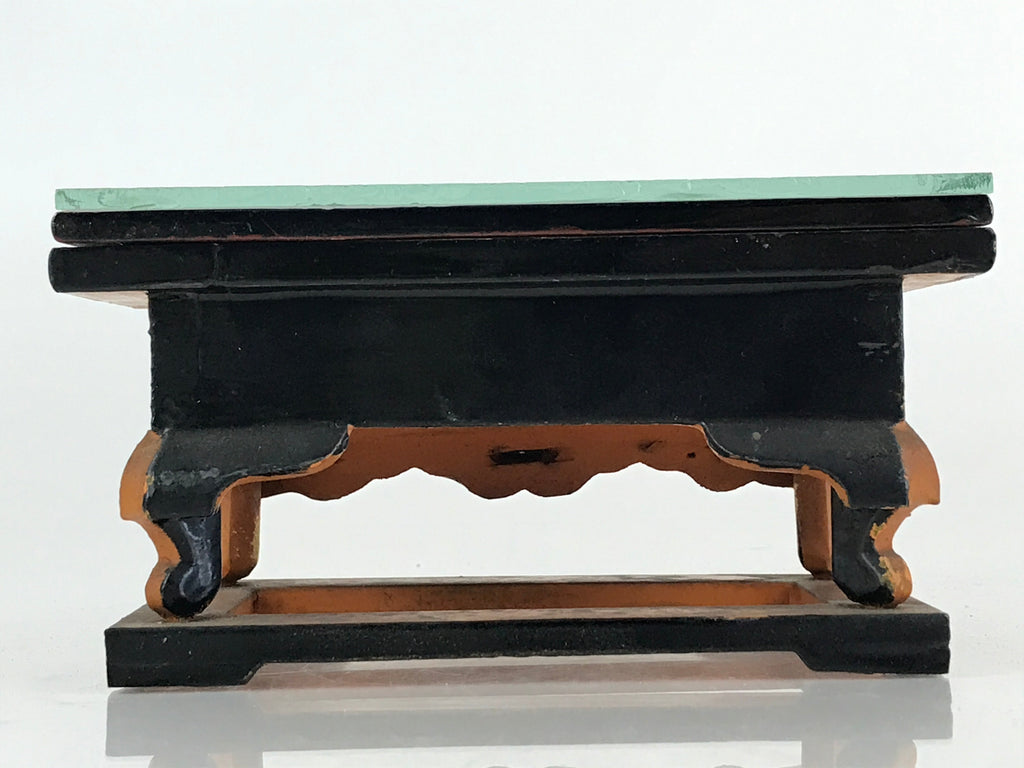 Japanese Buddhist Altar Fitting Vtg Wood Lacquer Offering Table Uwajyoku BU819