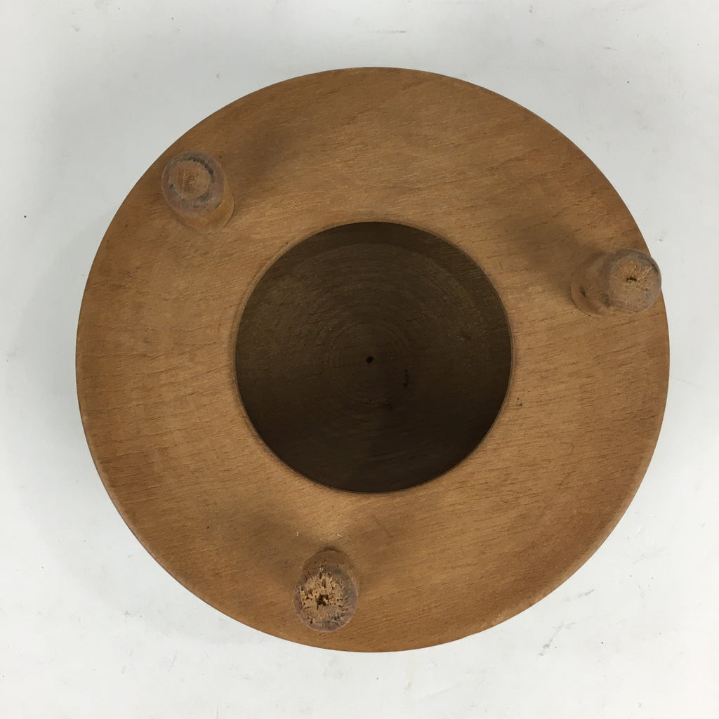 Japanese Buddhist Altar Fitting Vtg Wooden Orin Bell Striker Butsudan BU715
