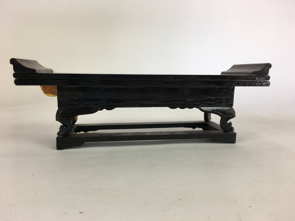 Japanese Buddhist Altar Fitting Wood Lacquer Offering Table Maejyoku BU508