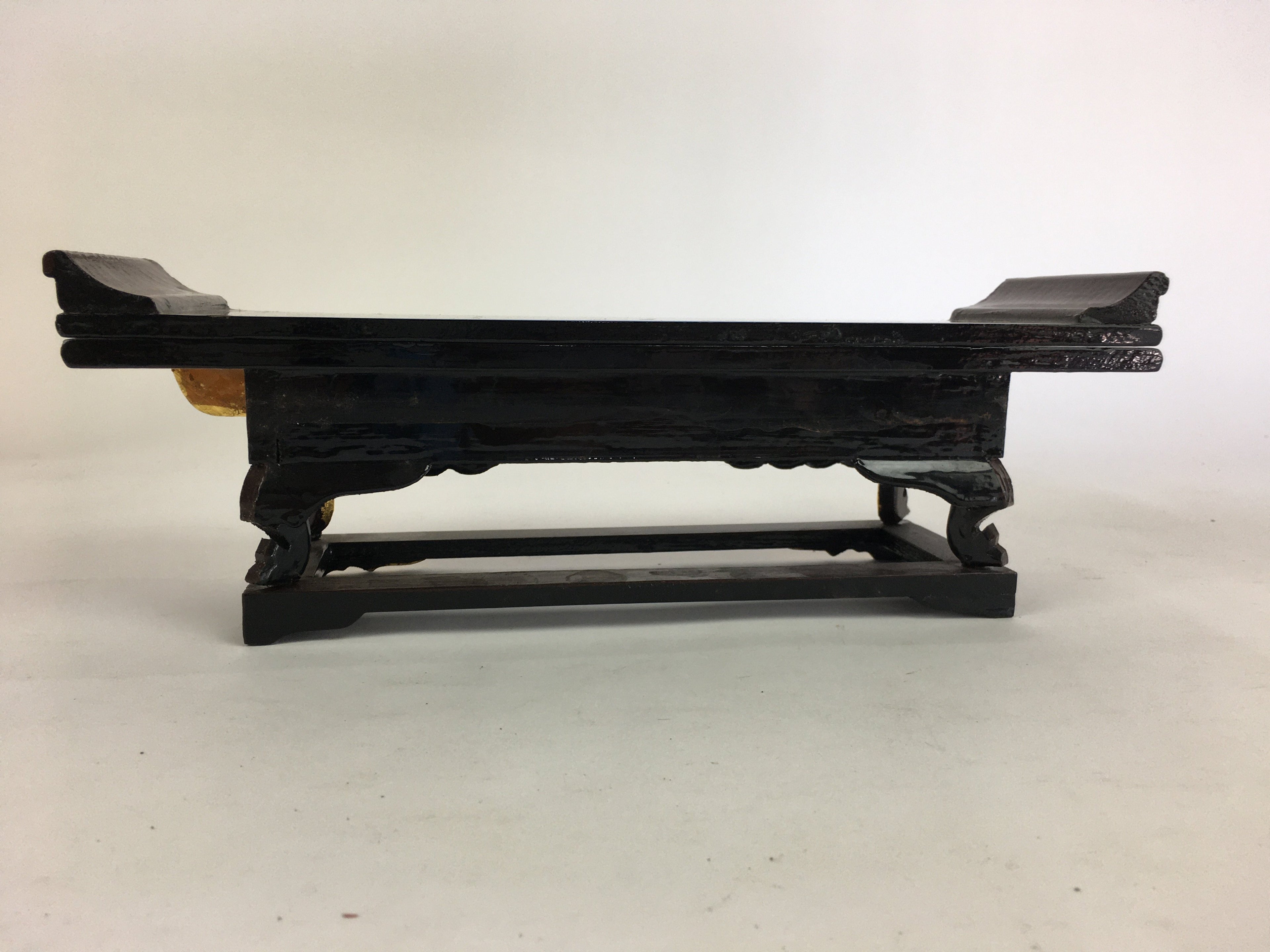 Japanese Buddhist Altar Fitting Wood Lacquer Offering Table Maejyoku BU508