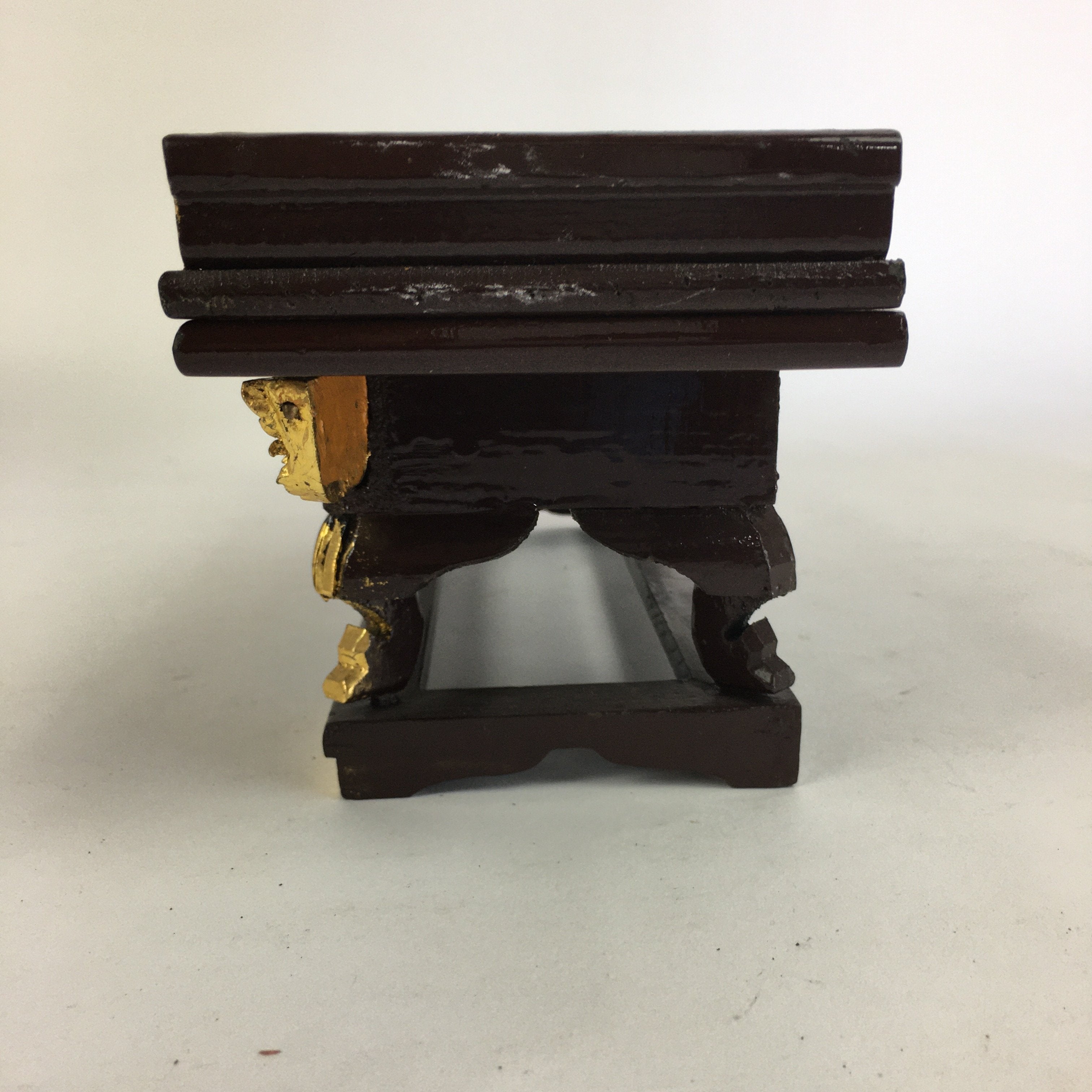 Japanese Buddhist Altar Fitting Wood Lacquer Offering Table Maejyoku BU508