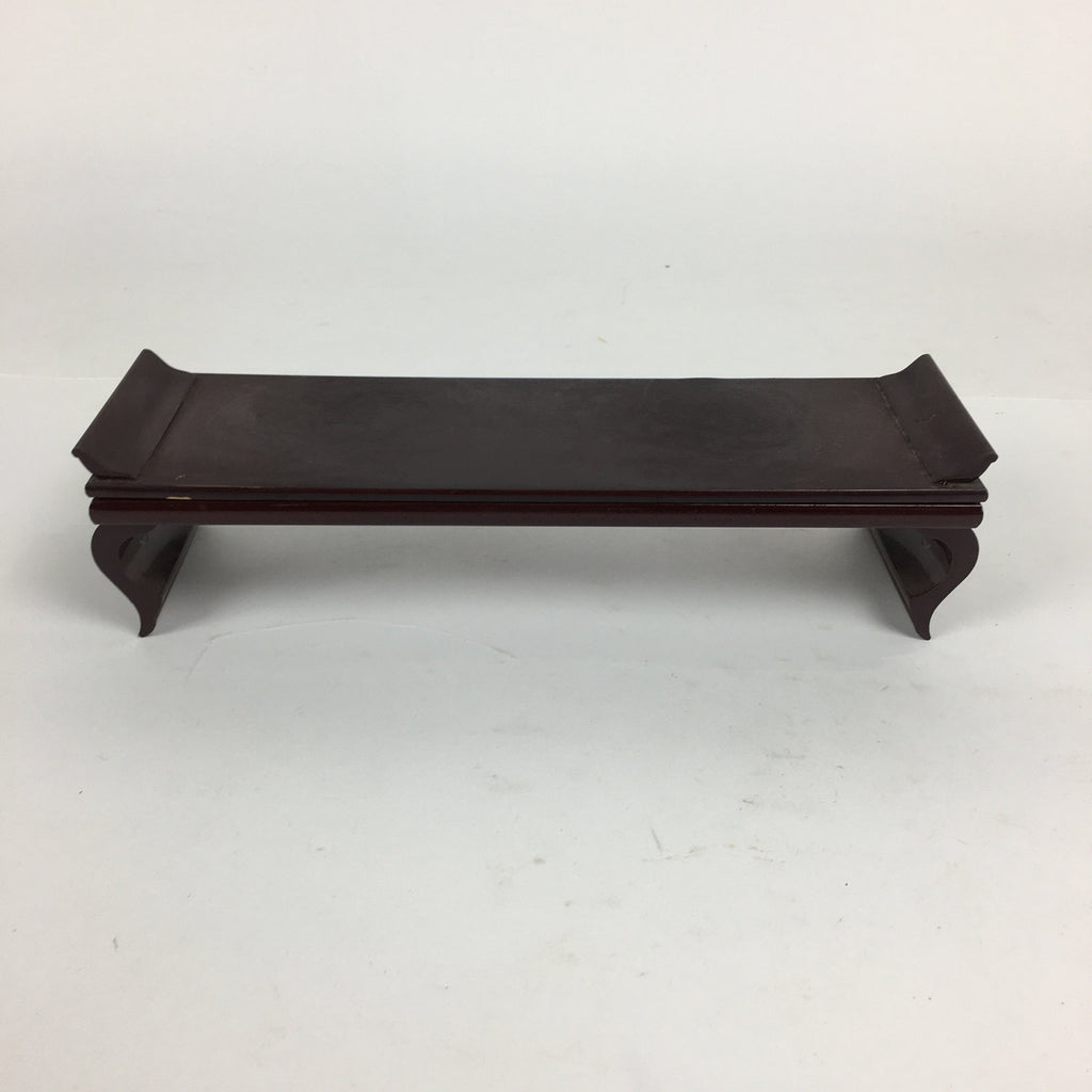 Japanese Buddhist Altar Fitting Wood Lacquer Offering Table Maejyoku BU574