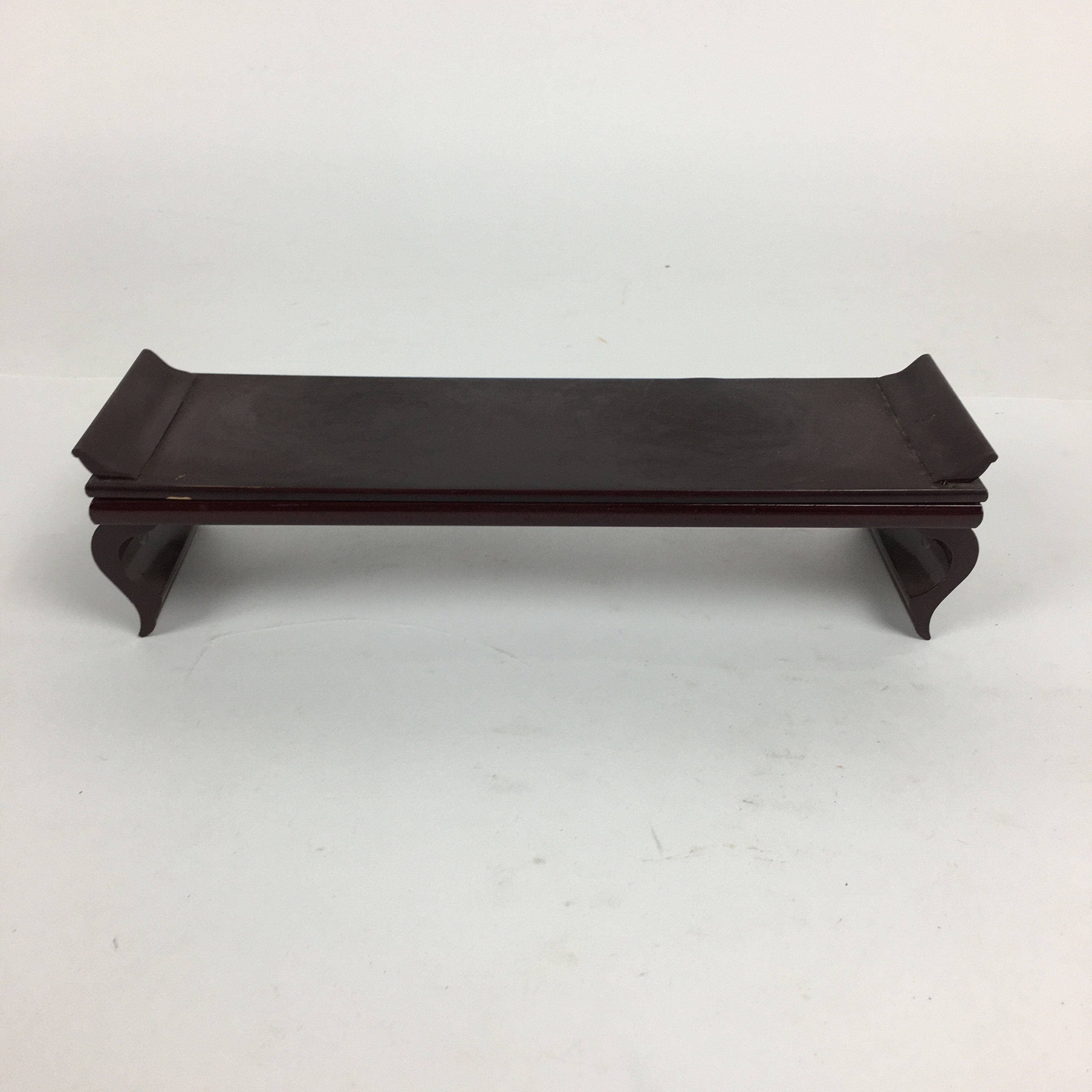 Japanese Buddhist Altar Fitting Wood Lacquer Offering Table Maejyoku BU574