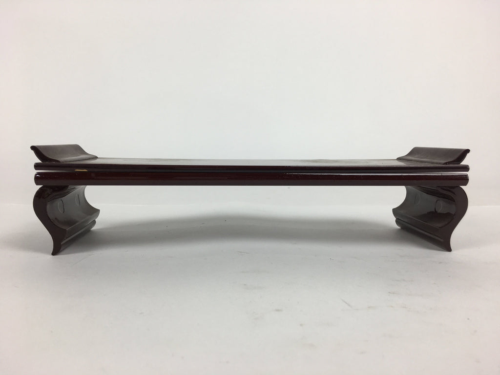 Japanese Buddhist Altar Fitting Wood Lacquer Offering Table Maejyoku BU574