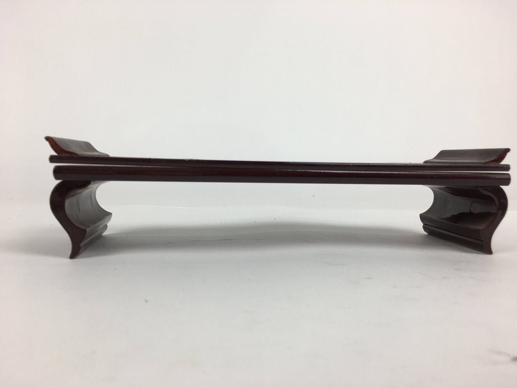 Japanese Buddhist Altar Fitting Wood Lacquer Offering Table Maejyoku BU574