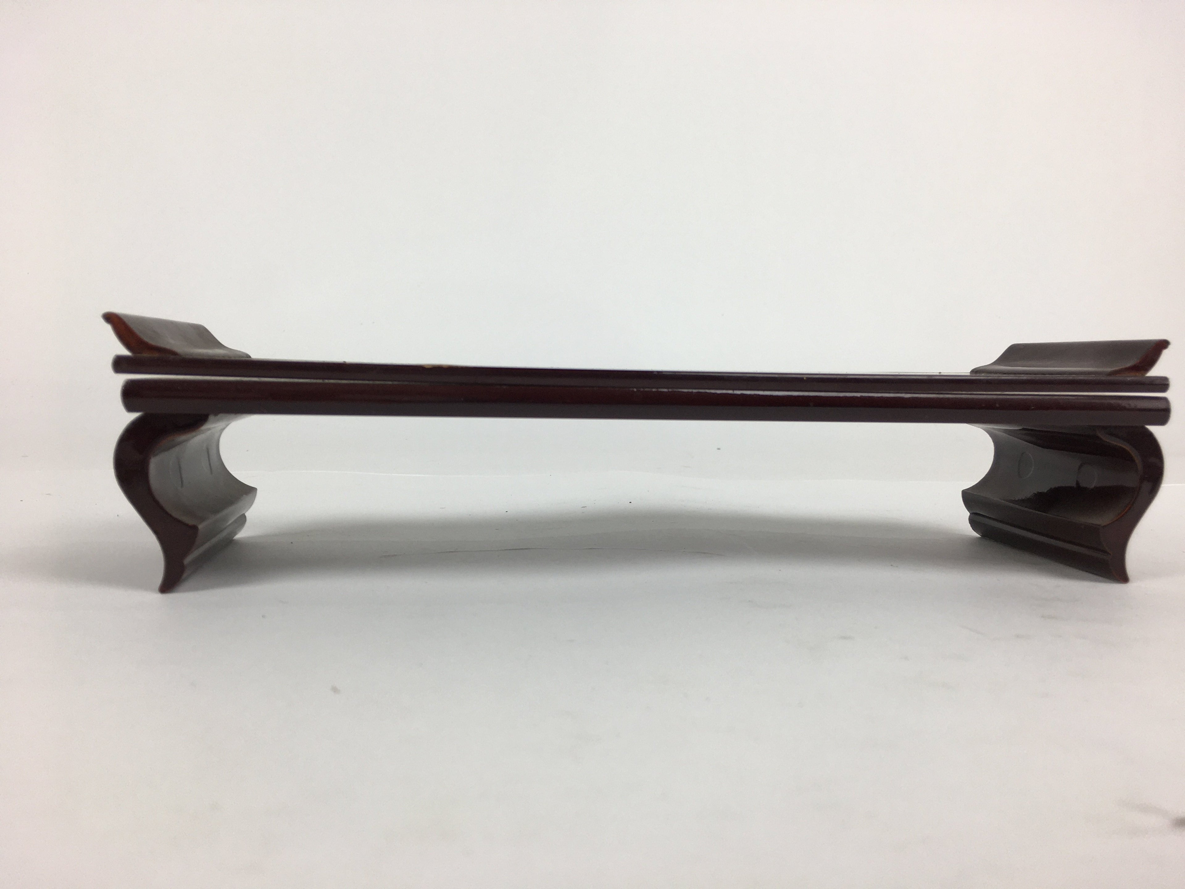 Japanese Buddhist Altar Fitting Wood Lacquer Offering Table Maejyoku BU574