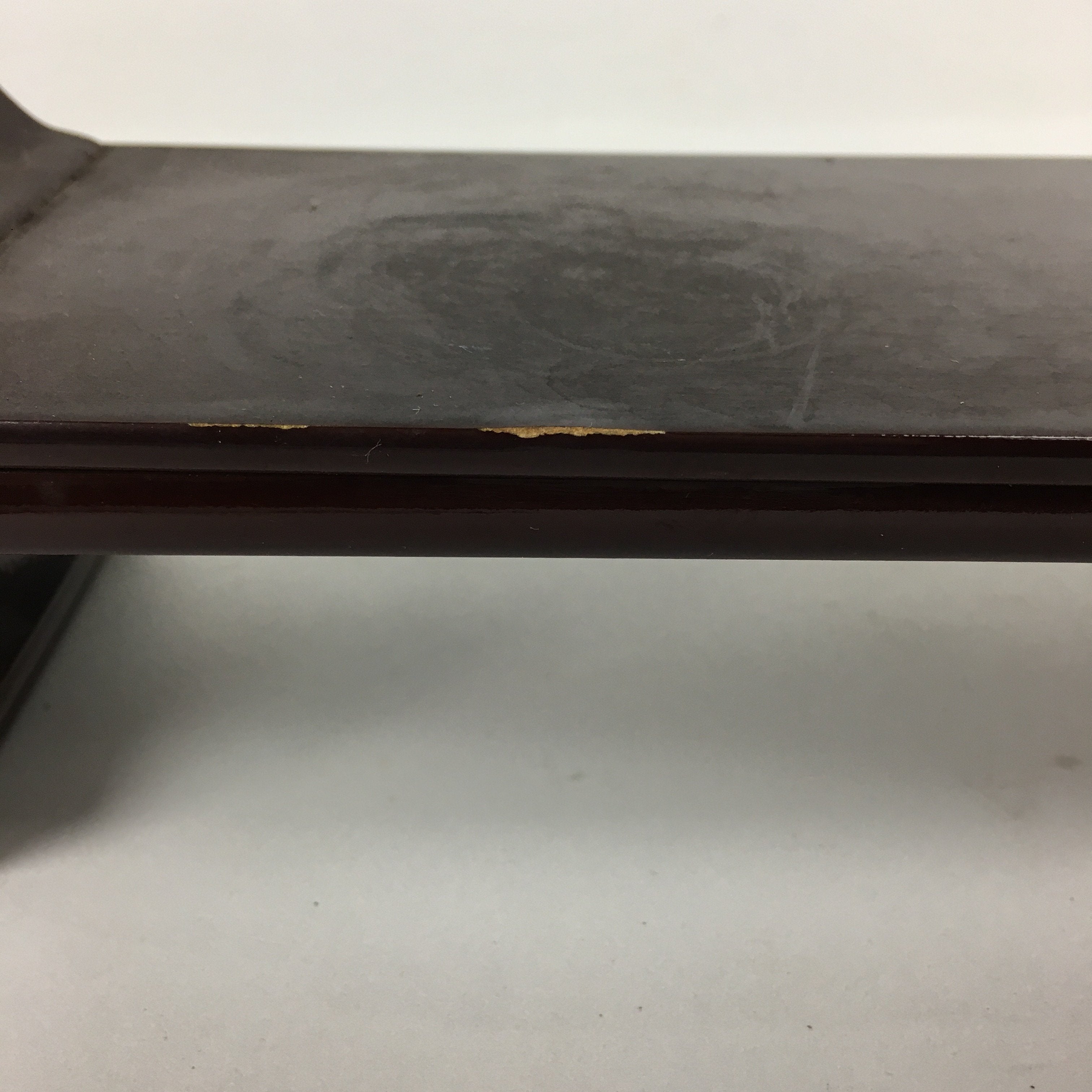 Japanese Buddhist Altar Fitting Wood Lacquer Offering Table Maejyoku BU574