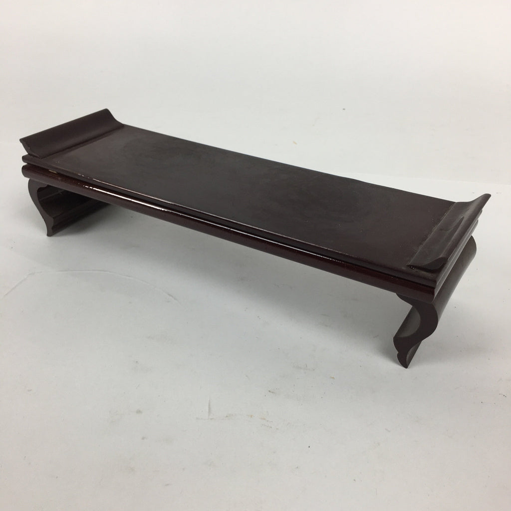 Japanese Buddhist Altar Fitting Wood Lacquer Offering Table Maejyoku BU574