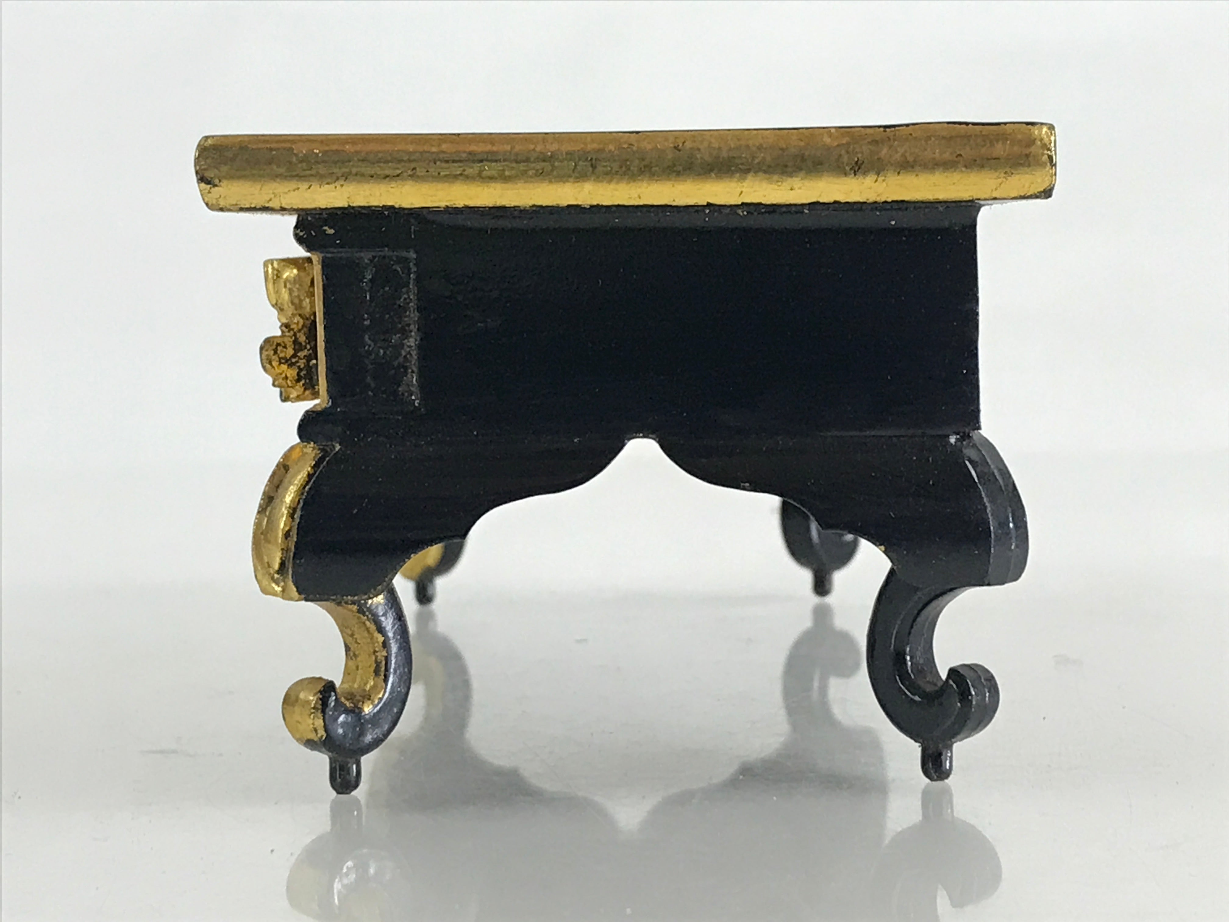 Japanese Buddhist Altar Fitting Wood Lacquer Offering Table Maejyoku Uwajyoku BU