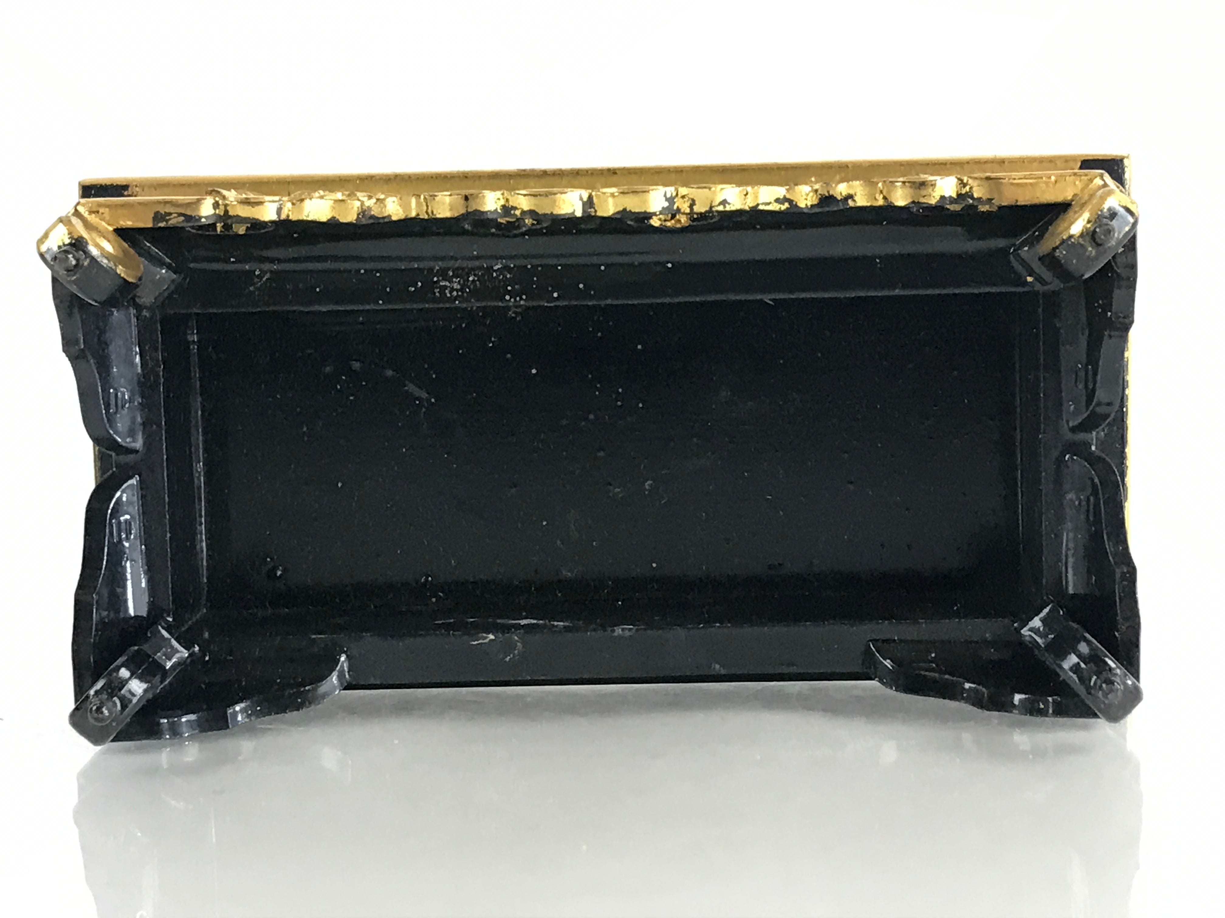 Japanese Buddhist Altar Fitting Wood Lacquer Offering Table Maejyoku Uwajyoku BU