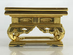 Japanese Buddhist Altar Fitting Wood Lacquer Offering Table Maejyoku Uwajyoku BU866