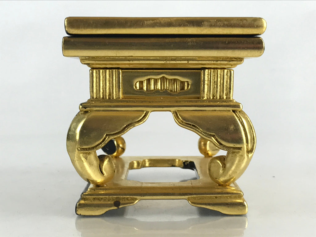 Japanese Buddhist Altar Fitting Wood Lacquer Offering Table Maejyoku Uwajyoku BU866
