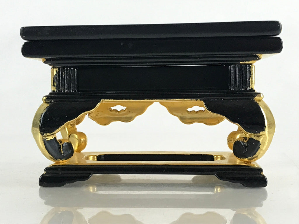 Japanese Buddhist Altar Fitting Wood Lacquer Offering Table Maejyoku Uwajyoku BU866