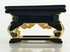 Japanese Buddhist Altar Fitting Wood Lacquer Offering Table Maejyoku Uwajyoku BU866