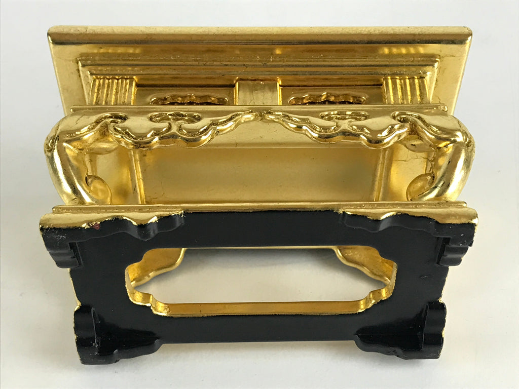 Japanese Buddhist Altar Fitting Wood Lacquer Offering Table Maejyoku Uwajyoku BU866
