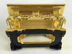 Japanese Buddhist Altar Fitting Wood Lacquer Offering Table Maejyoku Uwajyoku BU866