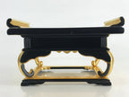 Japanese Buddhist Altar Fitting Wood Lacquer Table Kyozukue Wasanjyoku Gold BU85
