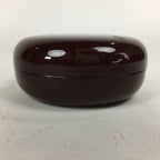 Japanese Buddhist Altar Fitting Wooden Incense Container Vtg Round Kogo BU568