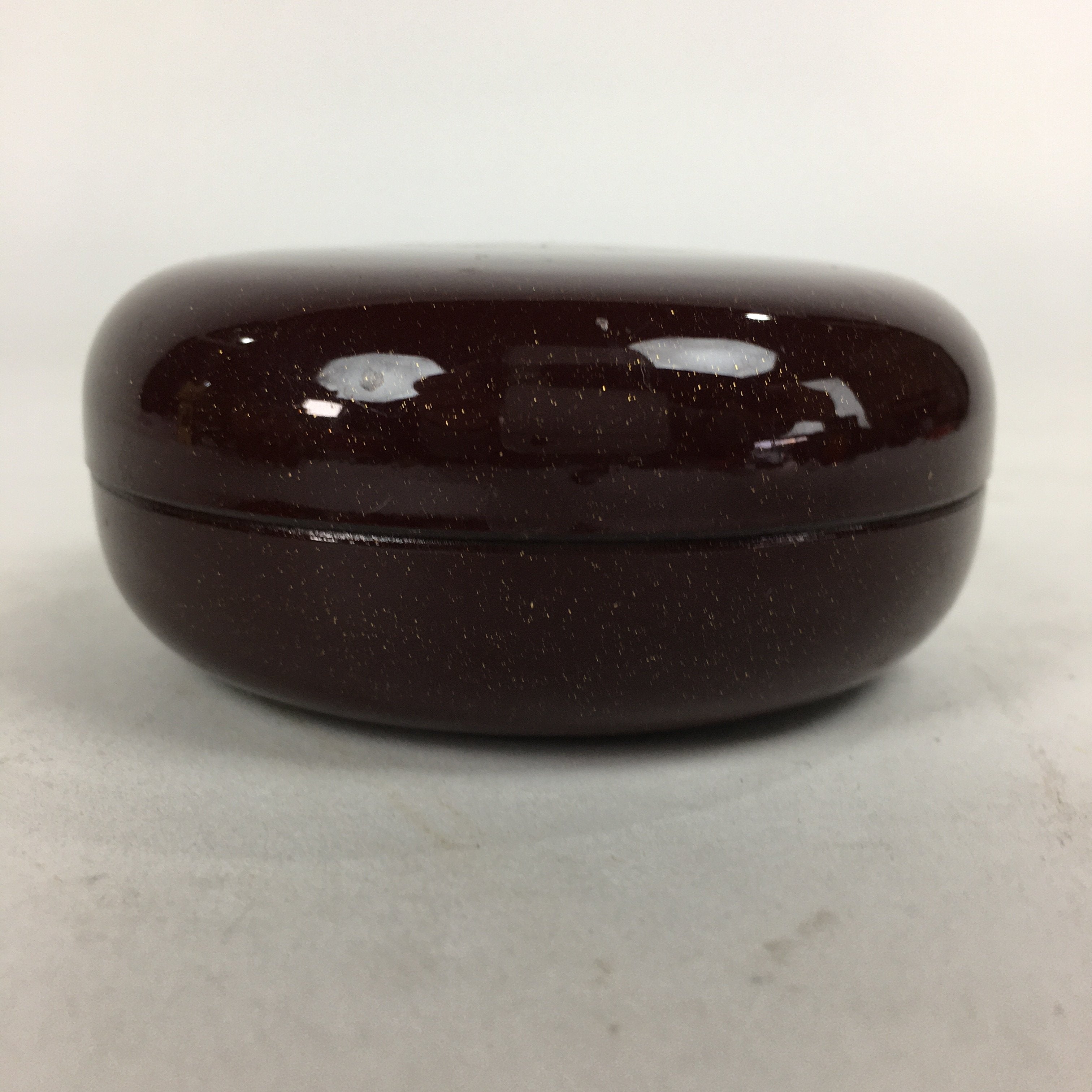 Japanese Buddhist Altar Fitting Wooden Incense Container Vtg Round Kogo BU568