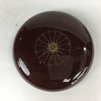 Japanese Buddhist Altar Fitting Wooden Incense Container Vtg Round Kogo BU568