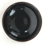 Japanese Buddhist Altar Fitting Wooden Incense Container Vtg Round Kogo Red BU54