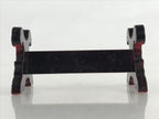 Japanese Buddhist Altar Fitting Wooden Orin Bell Striker Stand Vtg Rinboda BU893