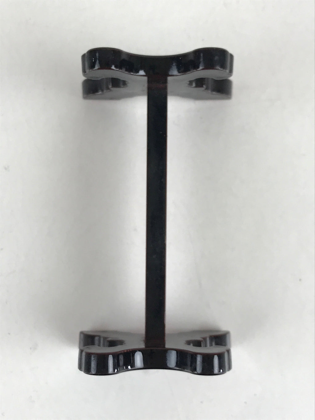 Japanese Buddhist Altar Fitting Wooden Orin Bell Striker Stand Vtg Rinboda BU893