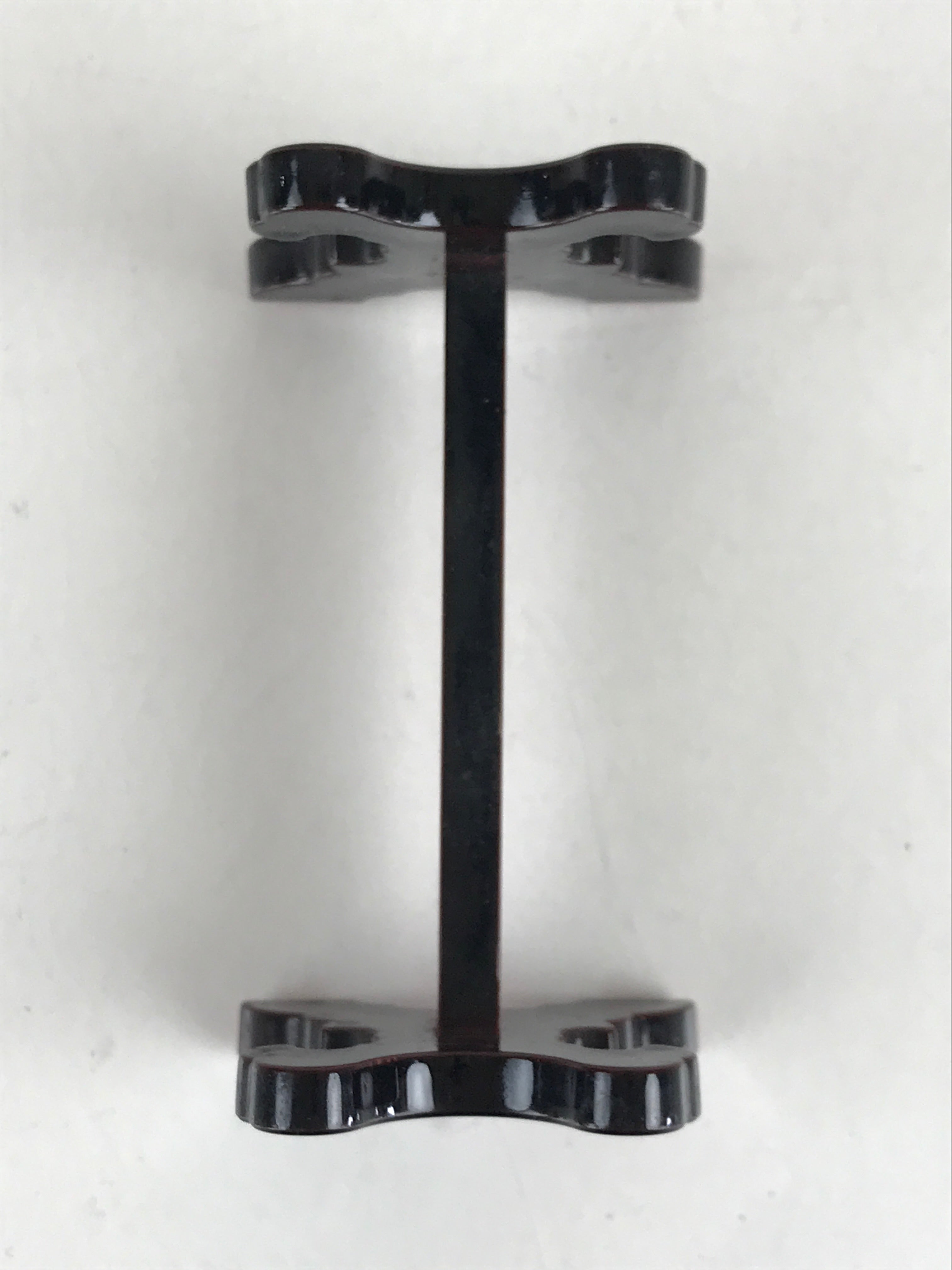 Japanese Buddhist Altar Fitting Wooden Orin Bell Striker Stand Vtg Rinboda BU893