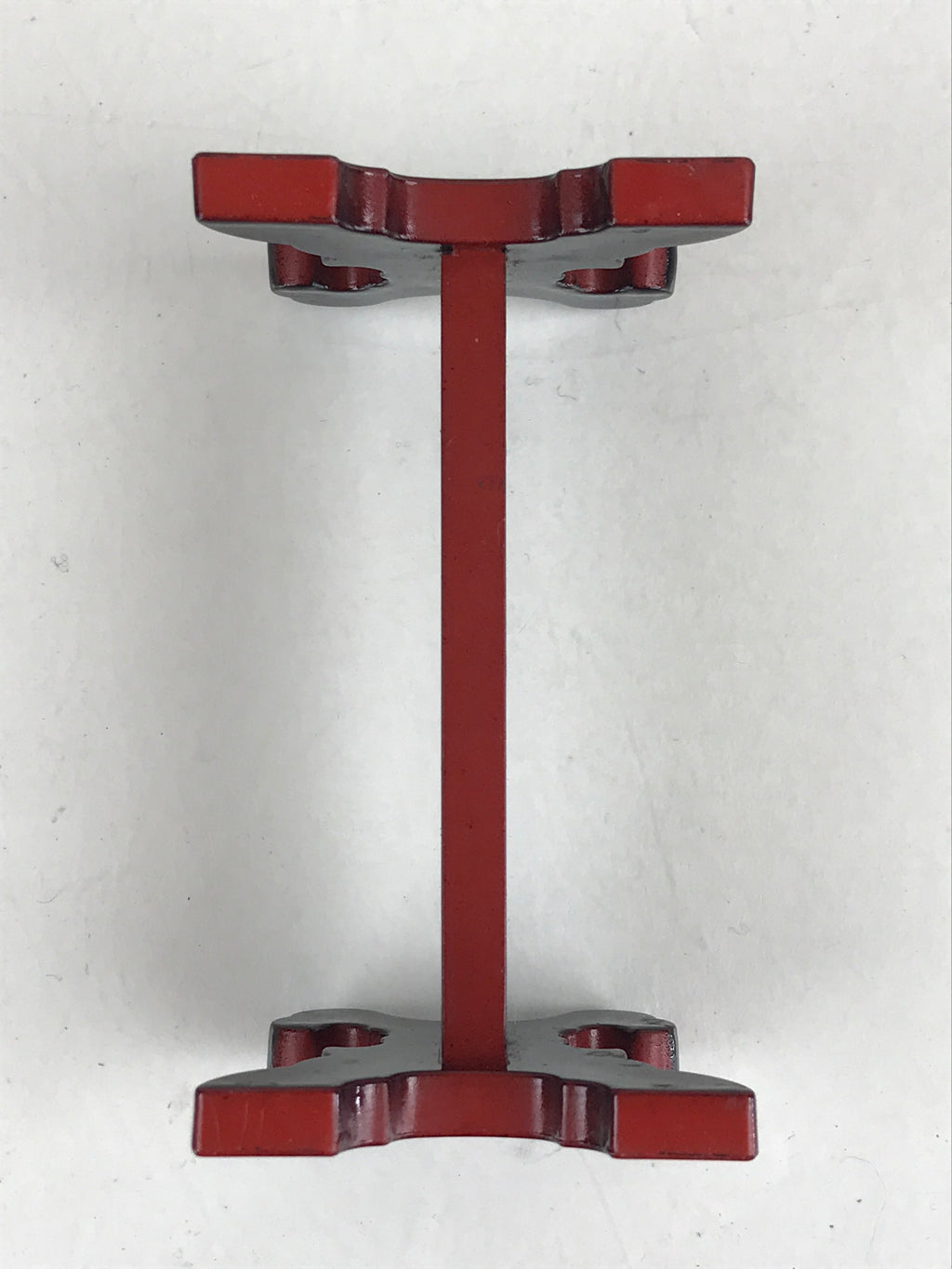 Japanese Buddhist Altar Fitting Wooden Orin Bell Striker Stand Vtg Rinboda BU893