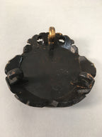 Japanese Buddhist Altar Fitting Wooden Stand Incense Burner Vtg Koro BU329